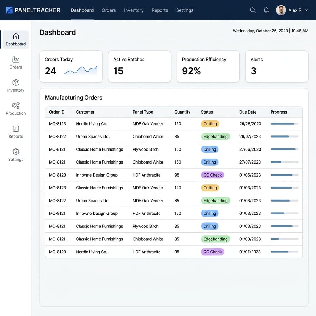 PanelTrack — #1 Industrial Factory Logistics & Manifest Intelligence